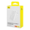 Зовнішній акумулятор Baseus Magnetic Mini Wireless Fast Charge Power Bank Type-C Edition  10000mAh 30W Stellar White