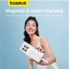 Зовнішній акумулятор Baseus Magnetic Mini Wireless Fast Charge Power Bank Type-C Edition  10000mAh 30W Stellar White