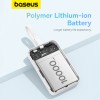 Зовнішній акумулятор Baseus Magnetic Mini Wireless Fast Charge Power Bank Type-C Edition  10000mAh 30W Stellar White