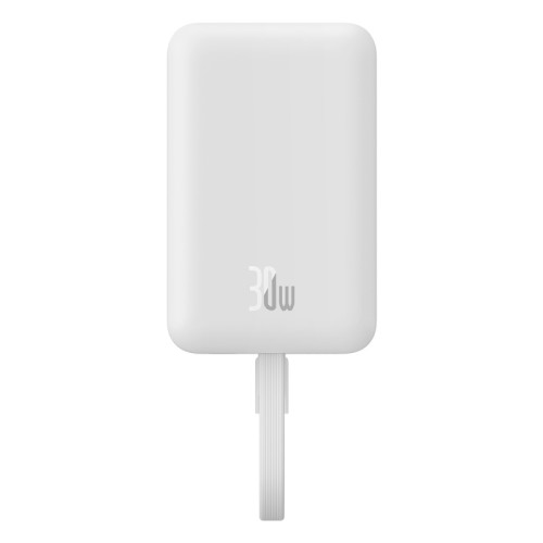 Зовнішній акумулятор Baseus Magnetic Mini Wireless Fast Charge Power Bank Type-C Edition  10000mAh 30W Stellar White