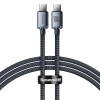 Кабель Baseus Crystal Shine Series Fast Charging Data Cable Type-C to Type-C 100W 1.2m Black