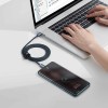 Кабель Baseus Crystal Shine Series Fast Charging Data Cable Type-C to Type-C 100W 1.2m Black