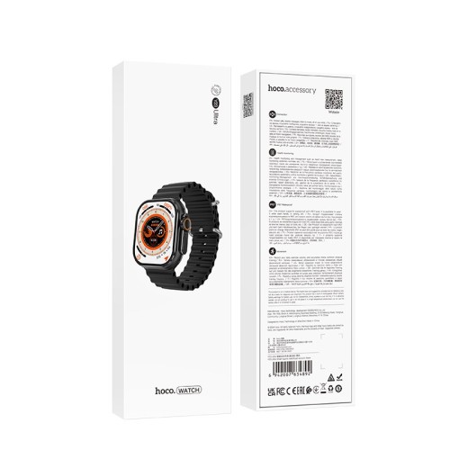 Смарт-годинник HOCO Y23 Ultra 51mm. 300 mAh. IP 67 Smart sports watch(call version) Black