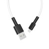 Кабель BOROFONE BX31 Soft silicone charging data cable for Micro White