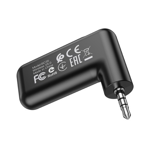 Bluetooth-ресивер BOROFONE BC35 Wideway car AUX BT receiver Black