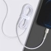 Кабель Baseus Cafule Series Metal Data Cable Type-C to iP PD 20W 2m White